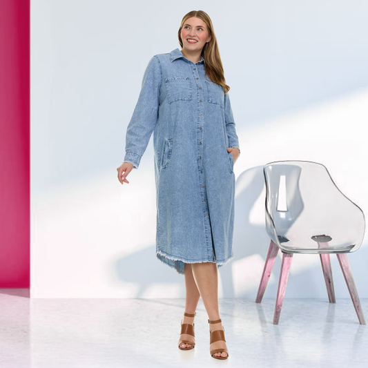 NOAH DRESS PLUS - DENIM